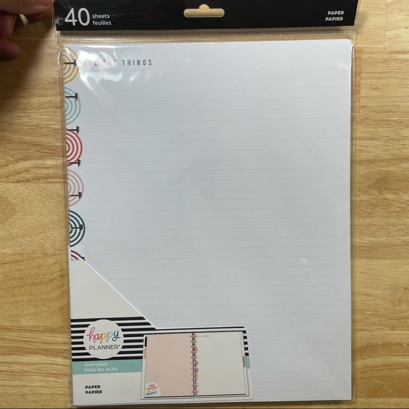 The Happy Planner Office The Happy Planner Filler Paper Poshmark